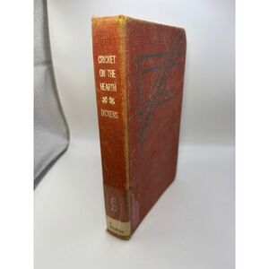 Cricket on the Hearth Charles Dickens Vintage Red Hardcover Decorative Binding